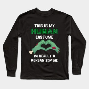 This Is My Human Costume Long Sleeve T-Shirt